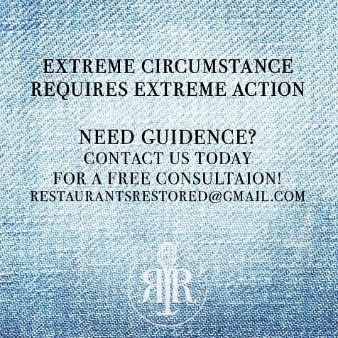Times are changing and your business model will need to as well. Call for a free consultation.
Let us restore and rebuild your brand. 
#restrauntsrestored #restaurantconsulting #consulting #freeconsultations #opportunities #actionrequired #weareinthi