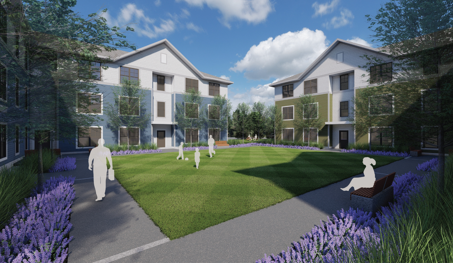 Multi-unit housing project by Optimum Construction