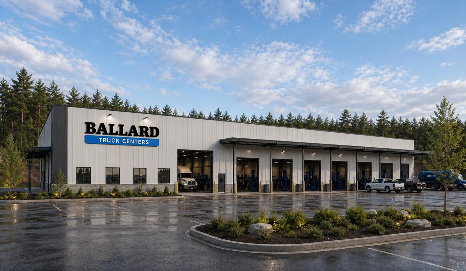 Ballard Trucking facility by Optimum Construction
