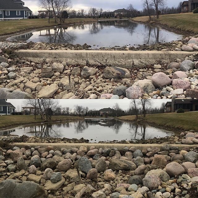 Fresh load of boulders to keep this waterfall feature looking beautiful! 🦈#sandcreek #dwaynejohnsons #yardsharkme