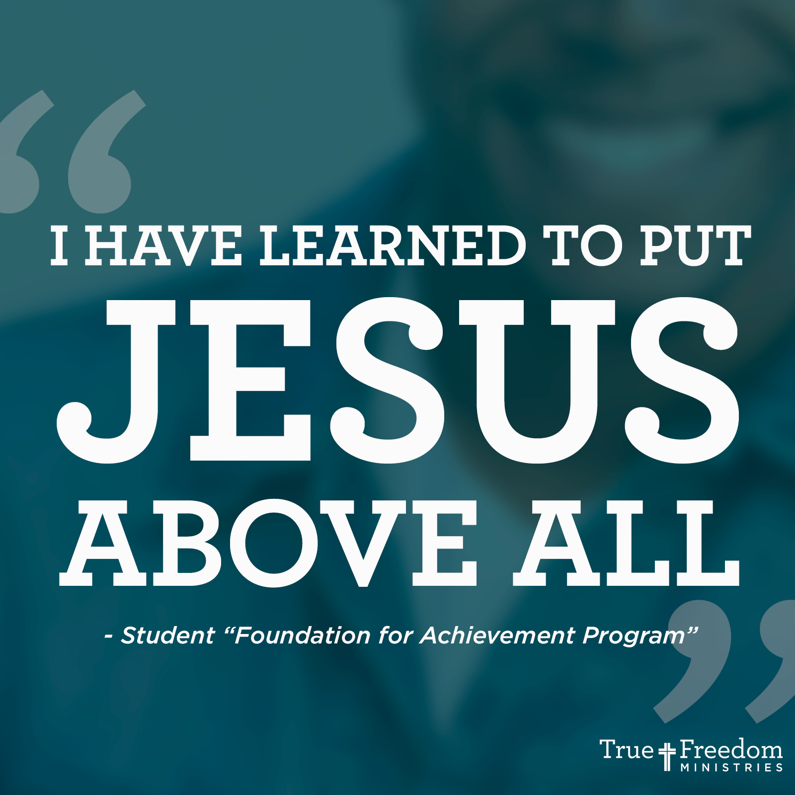 Jesus Above All Earthly Things