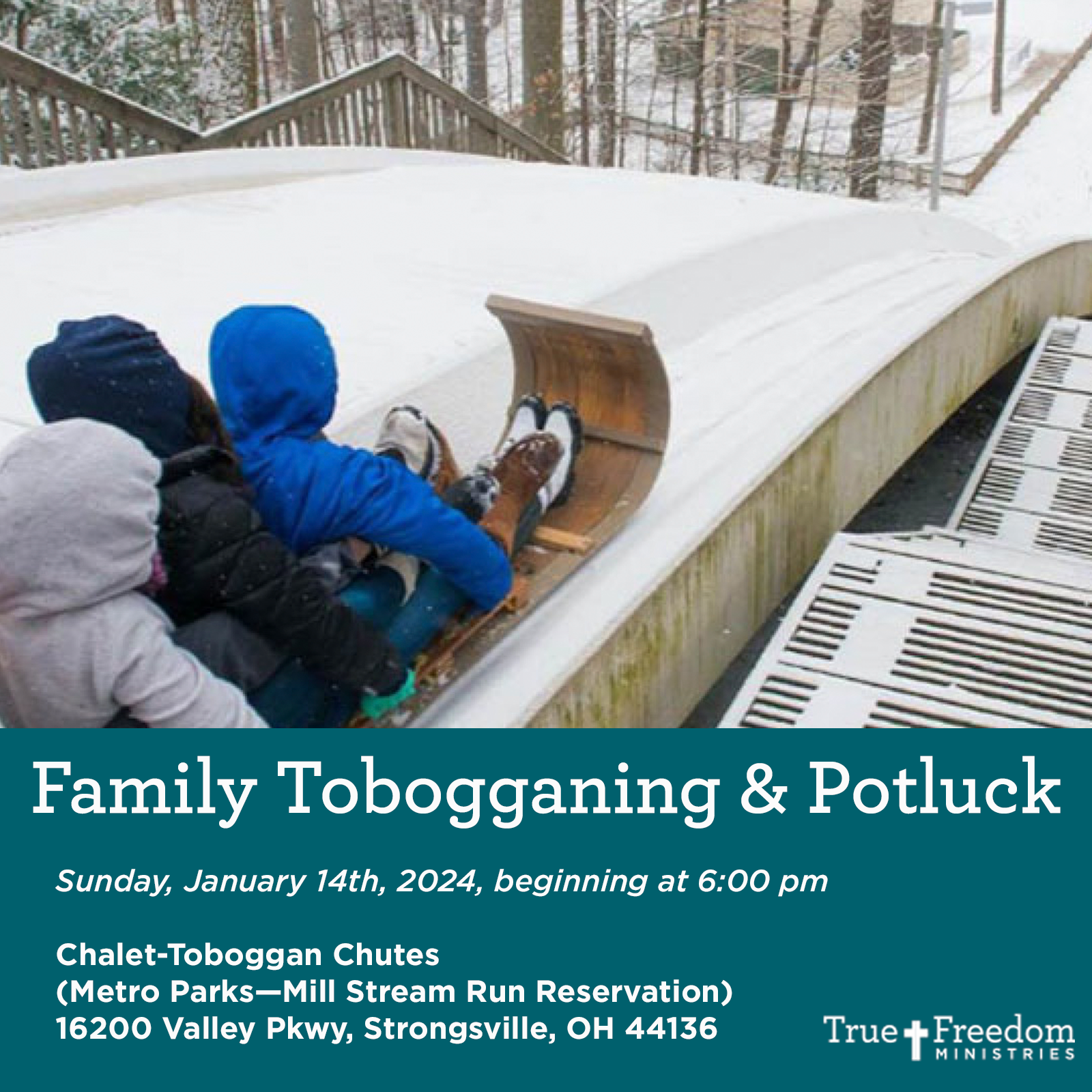 Family Tobogganing & Potluck
