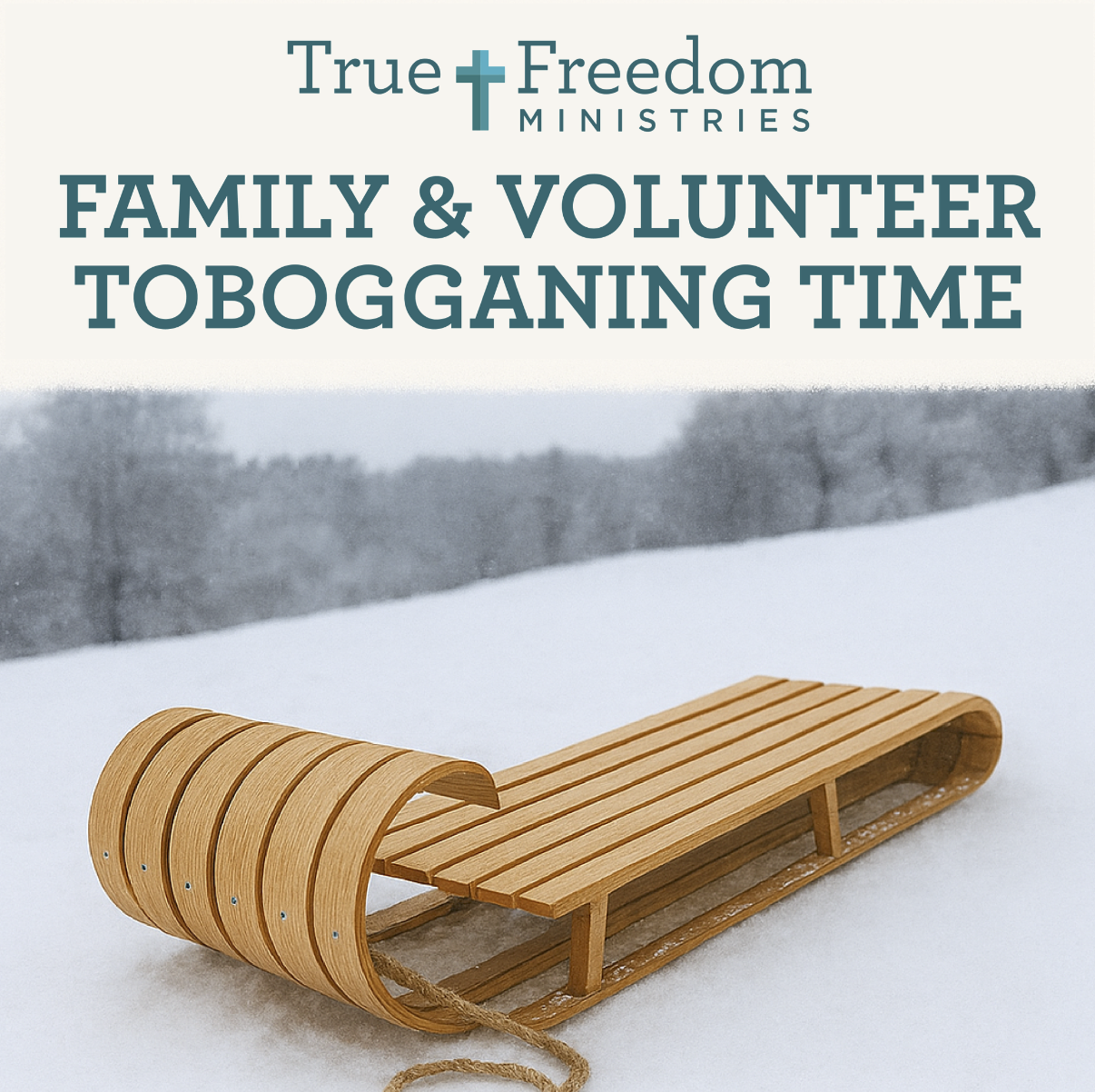 Family &amp; Volunteer Tobogganing Potluck