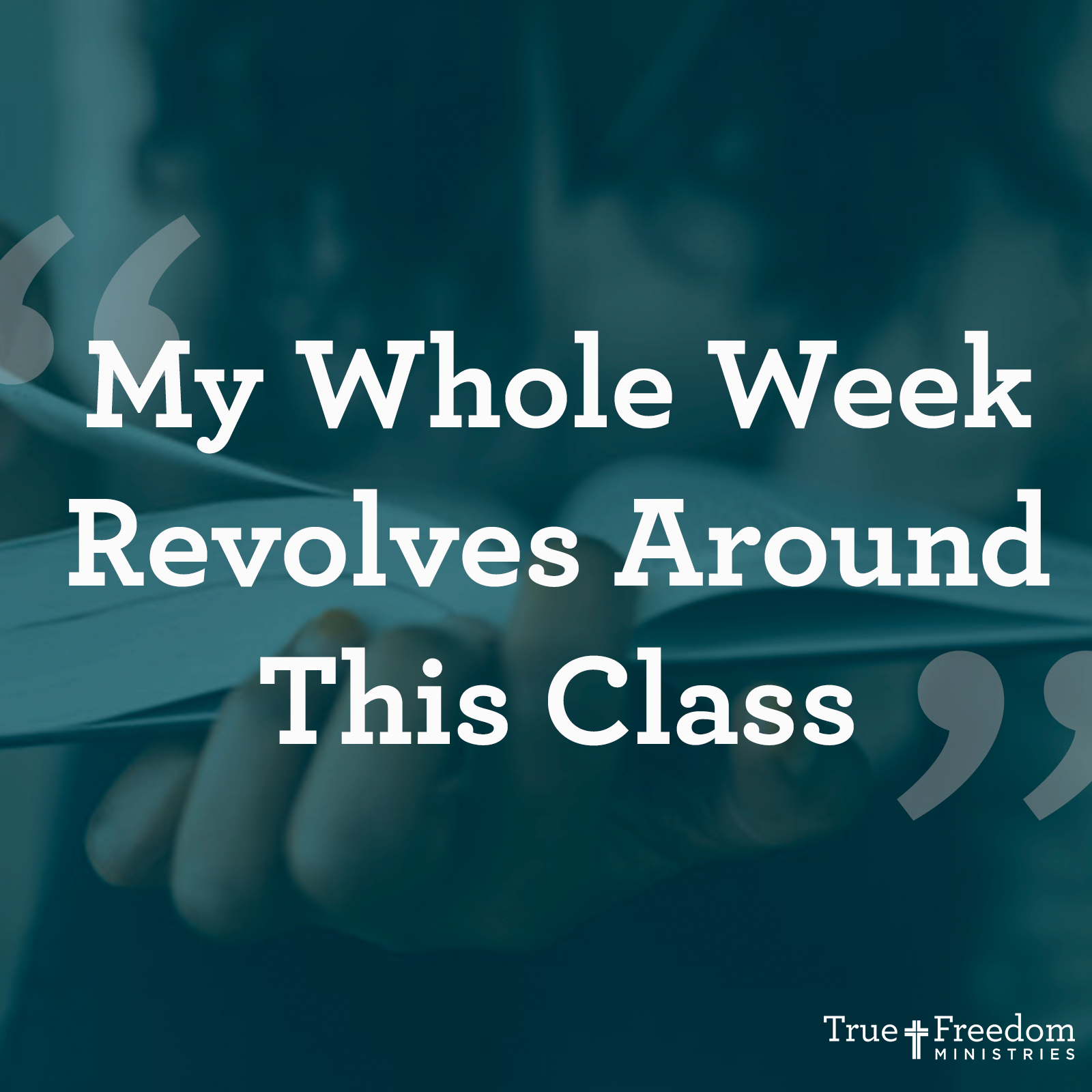 My Whole Week Revolves Around This Class