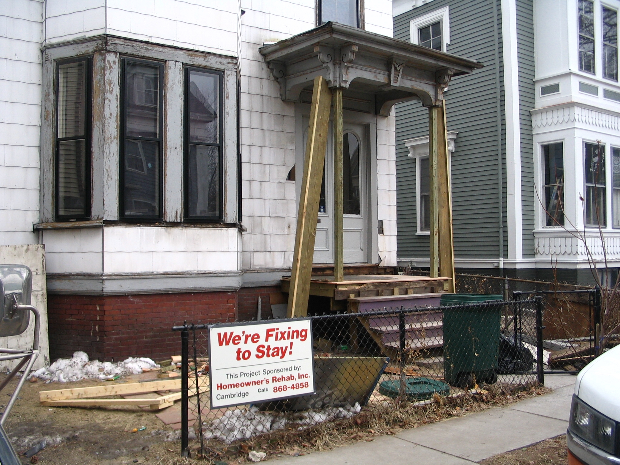  Inman St. front (during construction) 