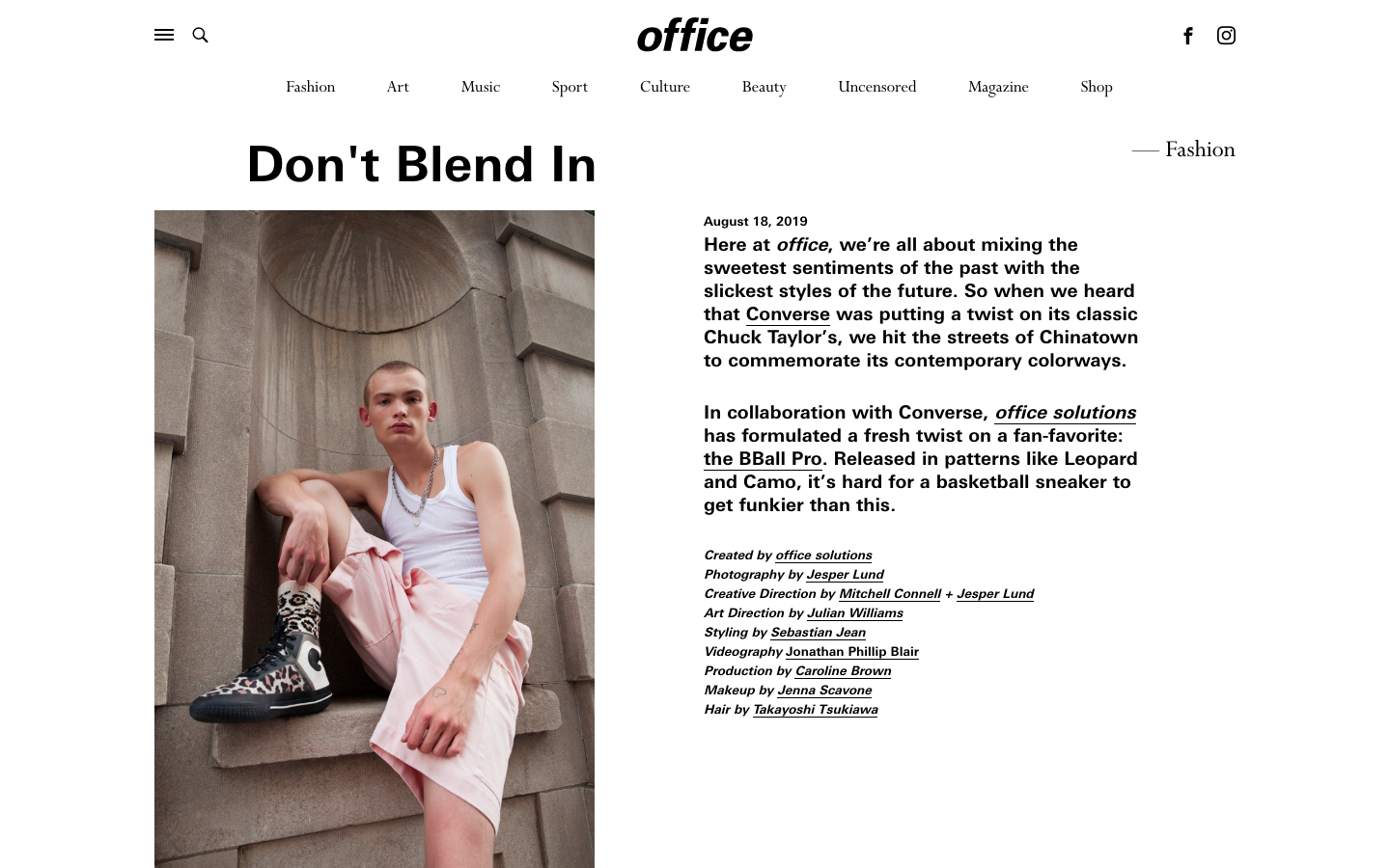 office leopard converse