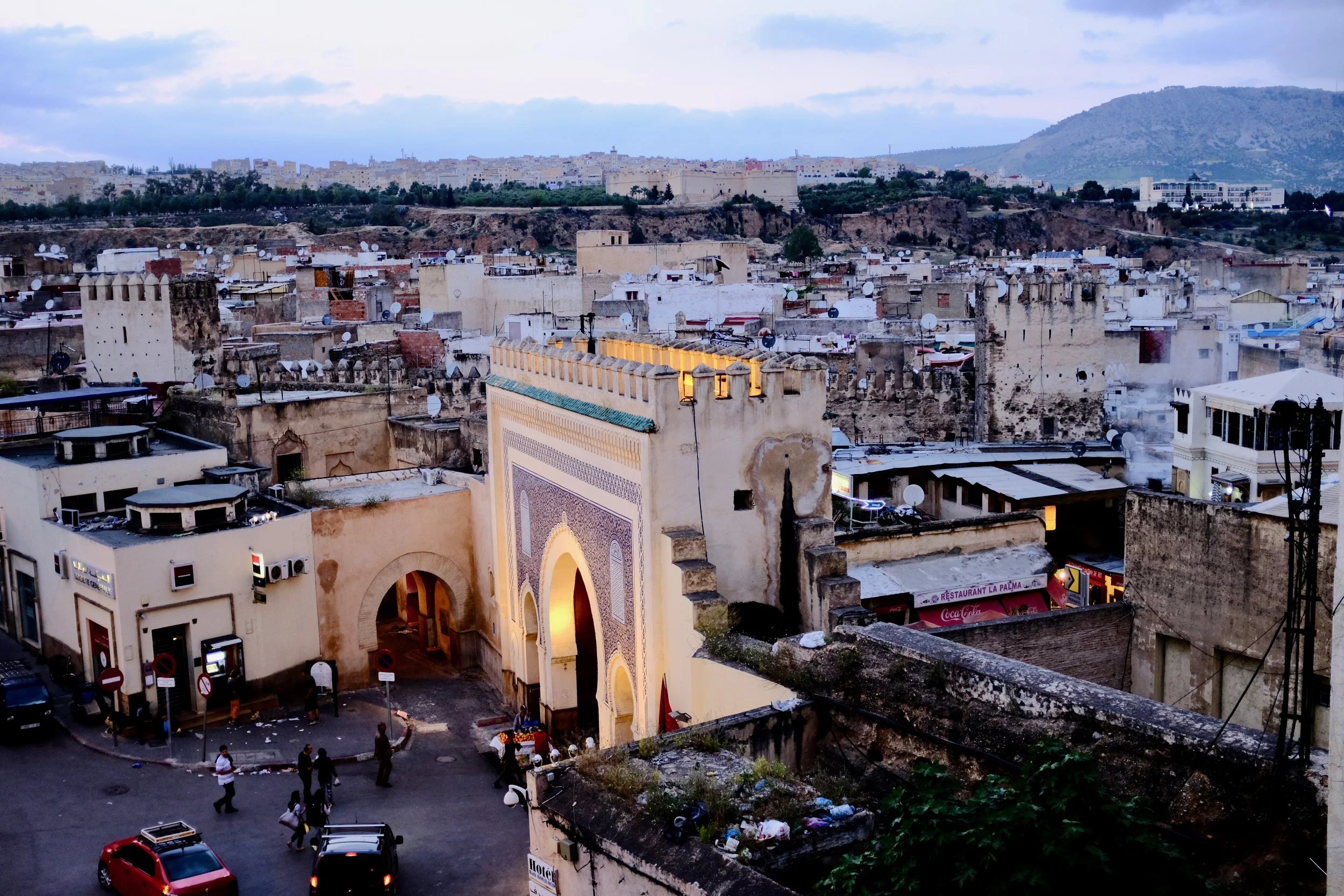 Fez, Morocco During the Call to Prayer.