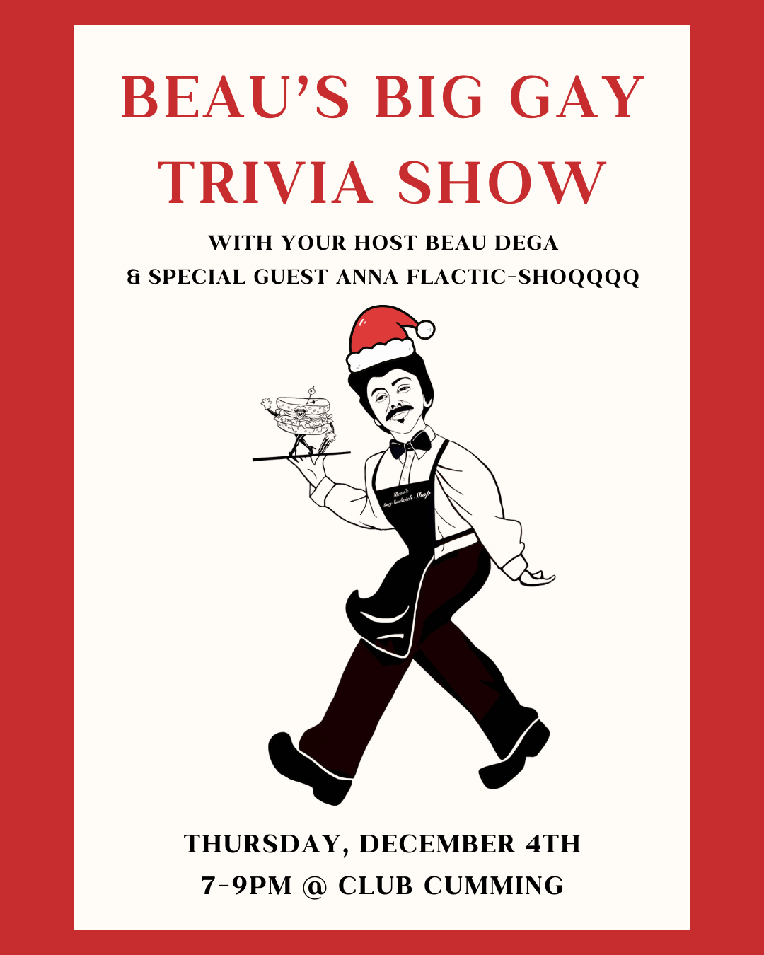 Beau's Big Gay Trivia Show