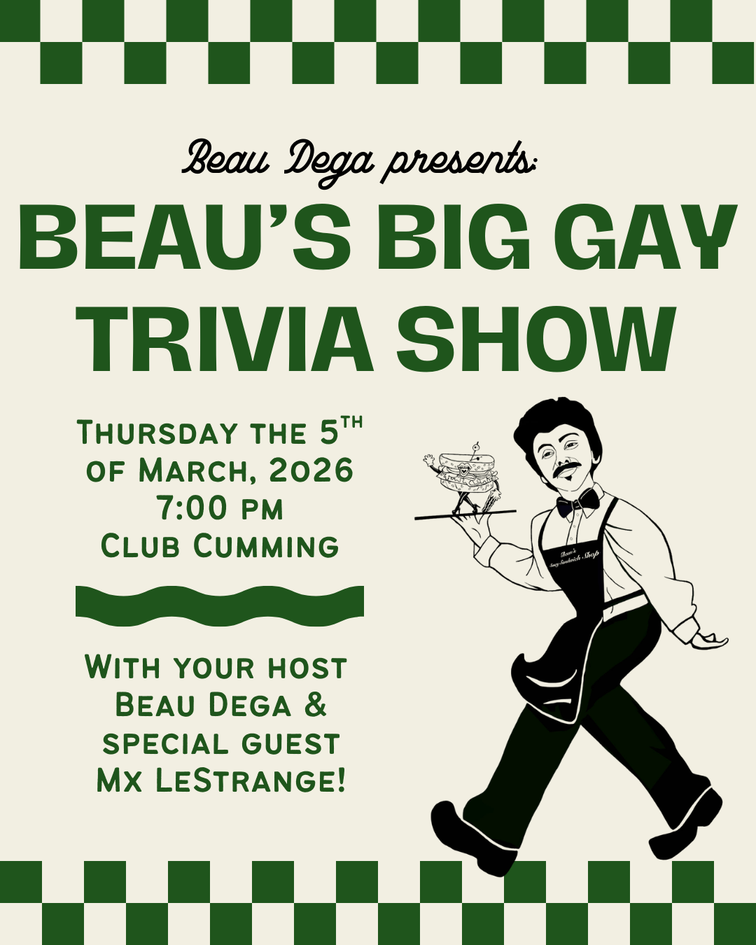 Beau's Big Gay Trivia Show
