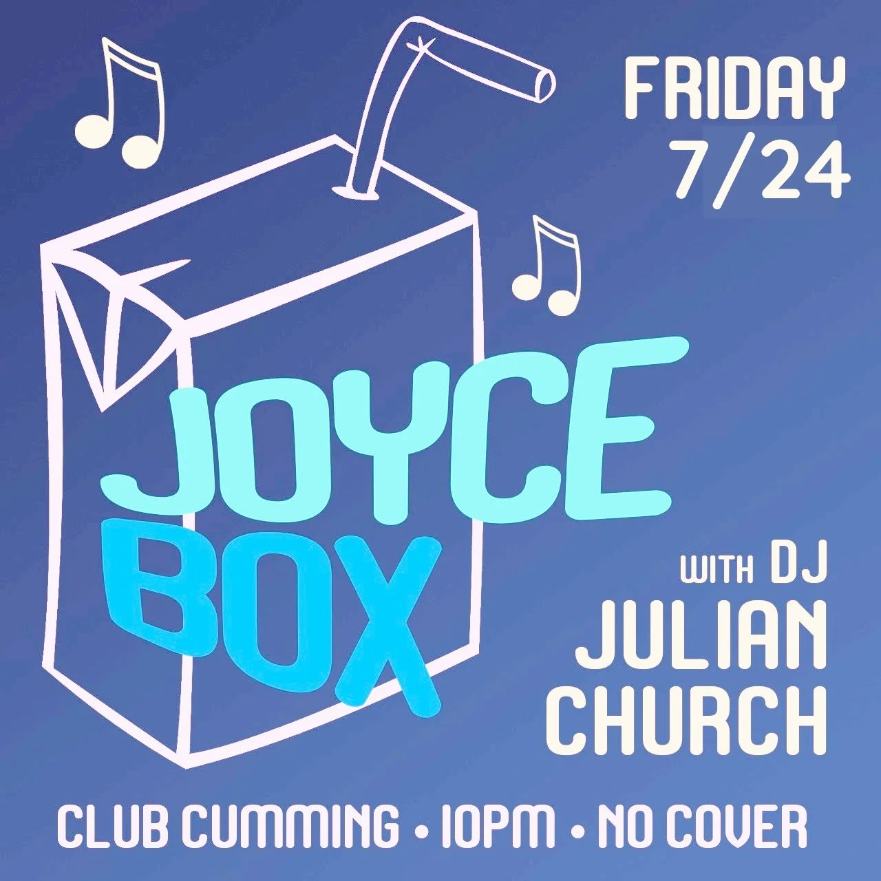 Joycebox with DJ Julian Church