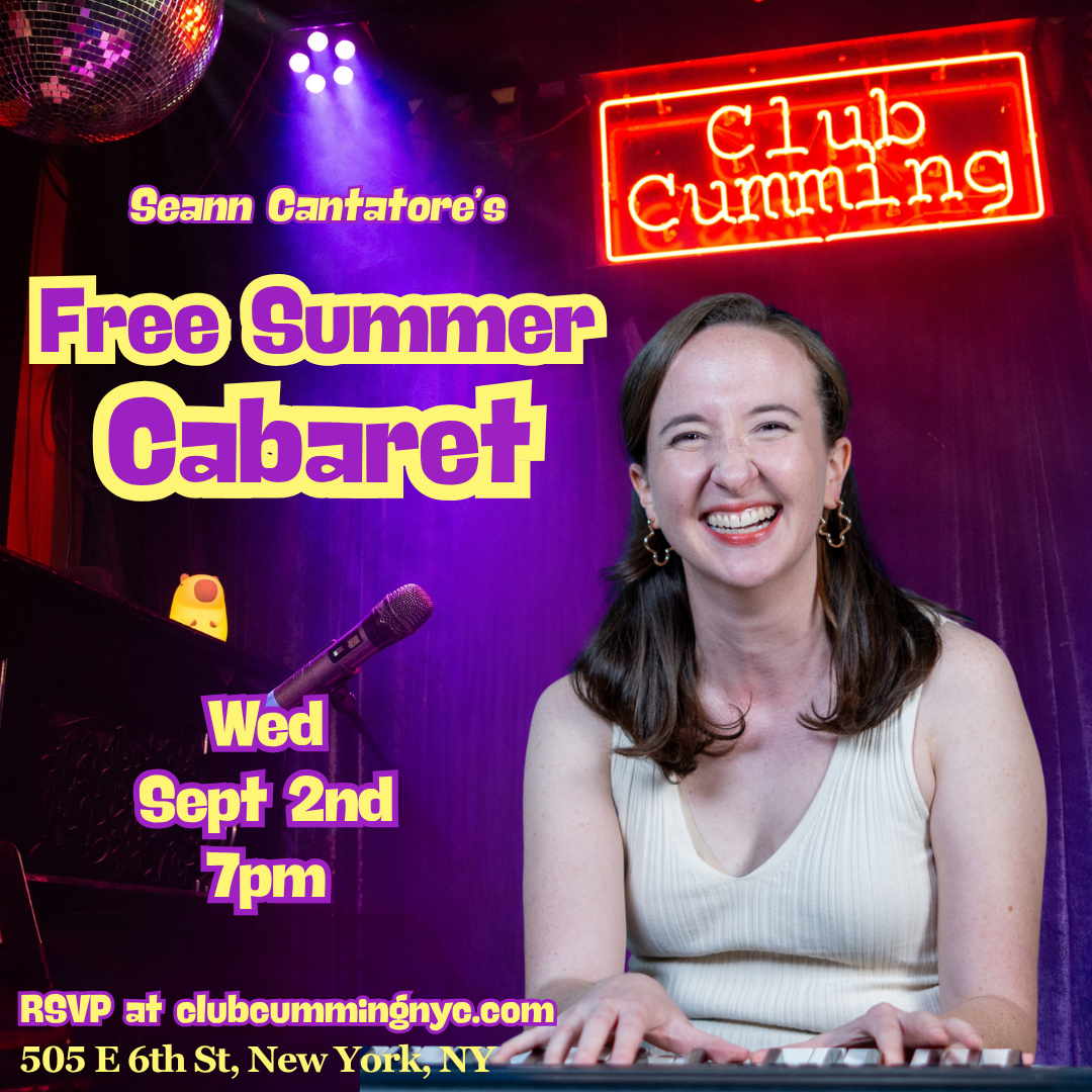 Seann Cantatore's Free Summer Cabaret