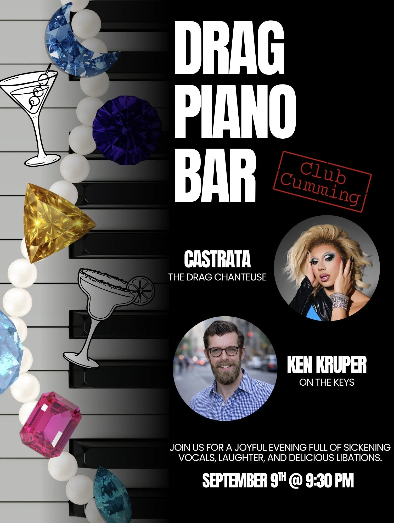 Drag Piano Bar with Castrata