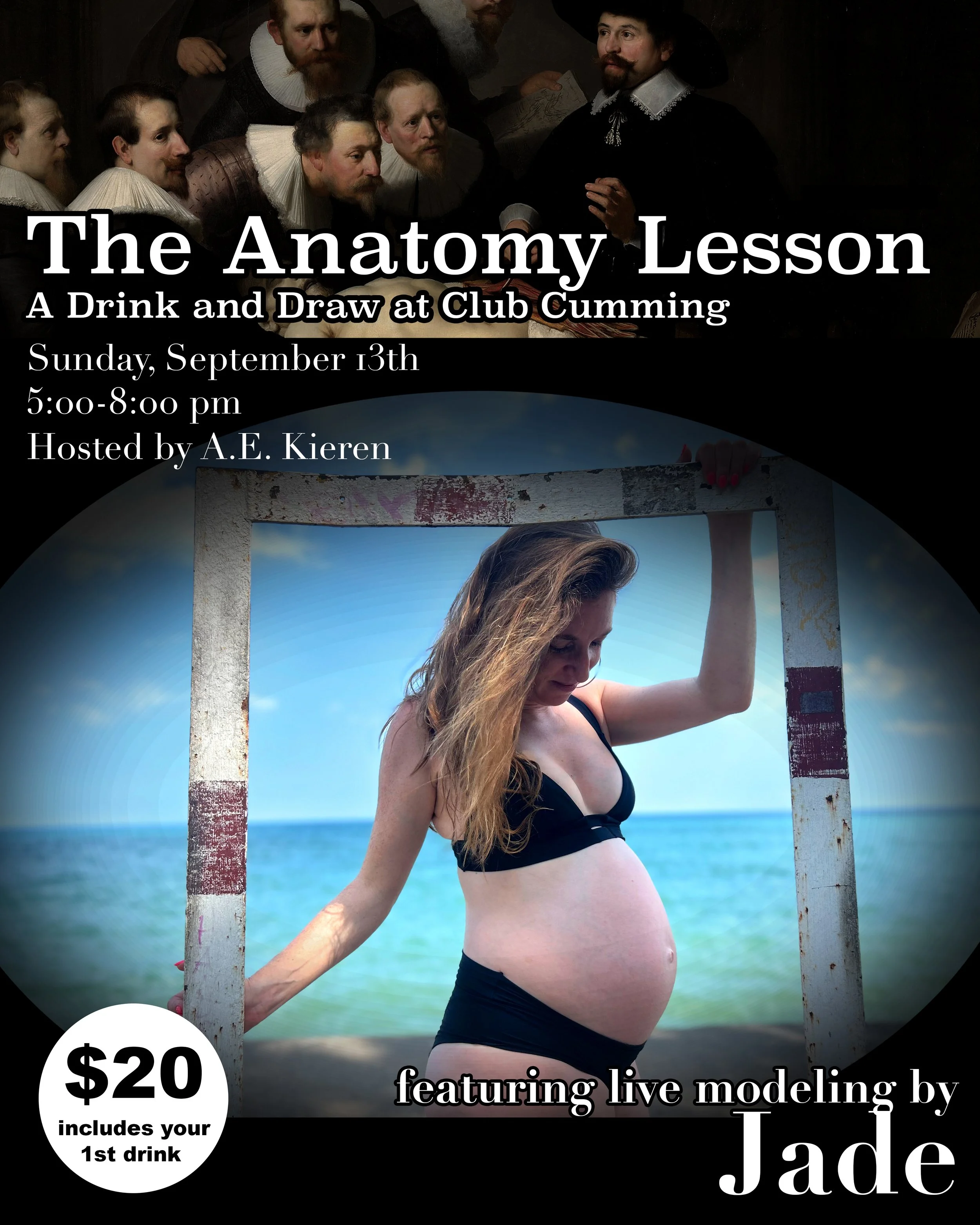 The Anatomy Lesson: Drink &amp; Draw