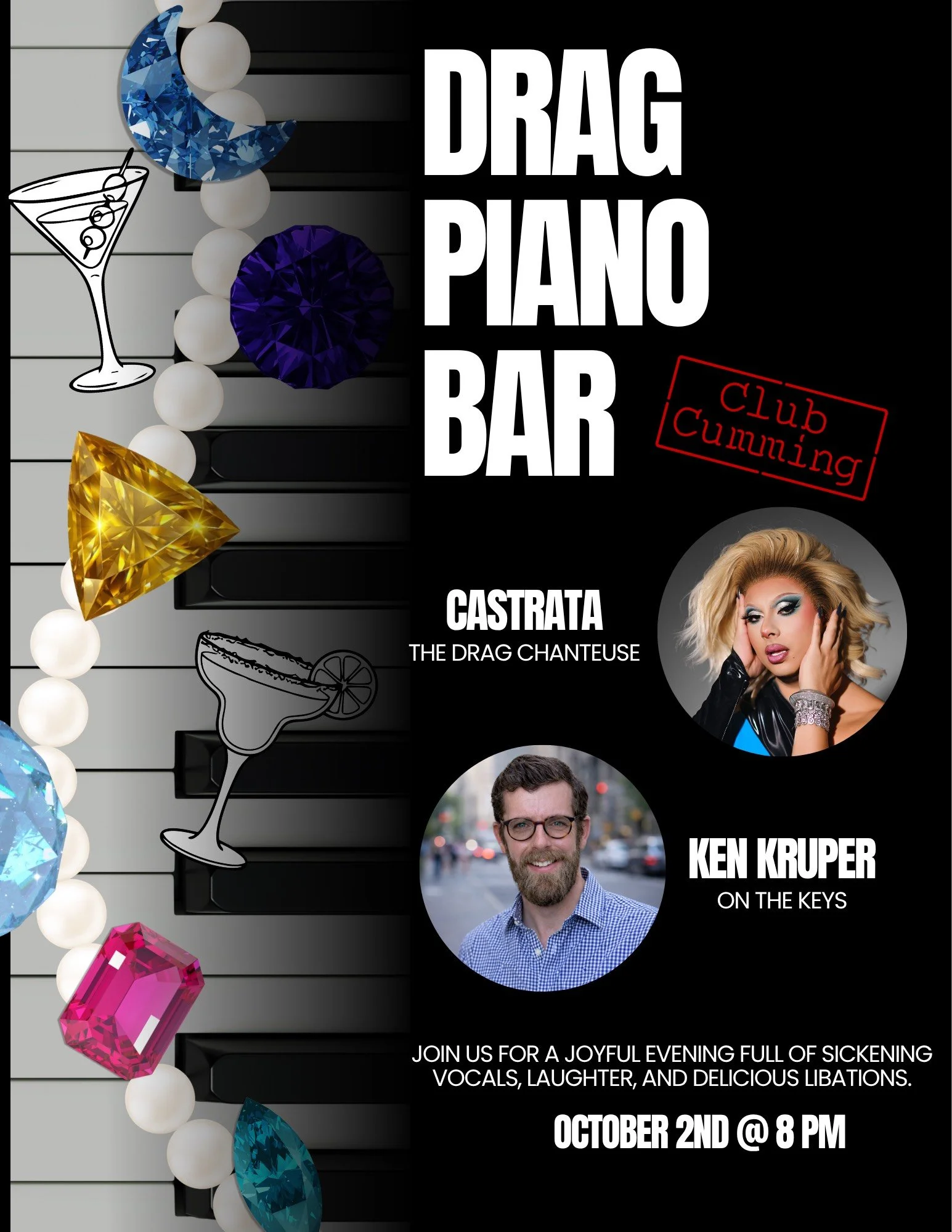 Drag Piano Bar with Castrata