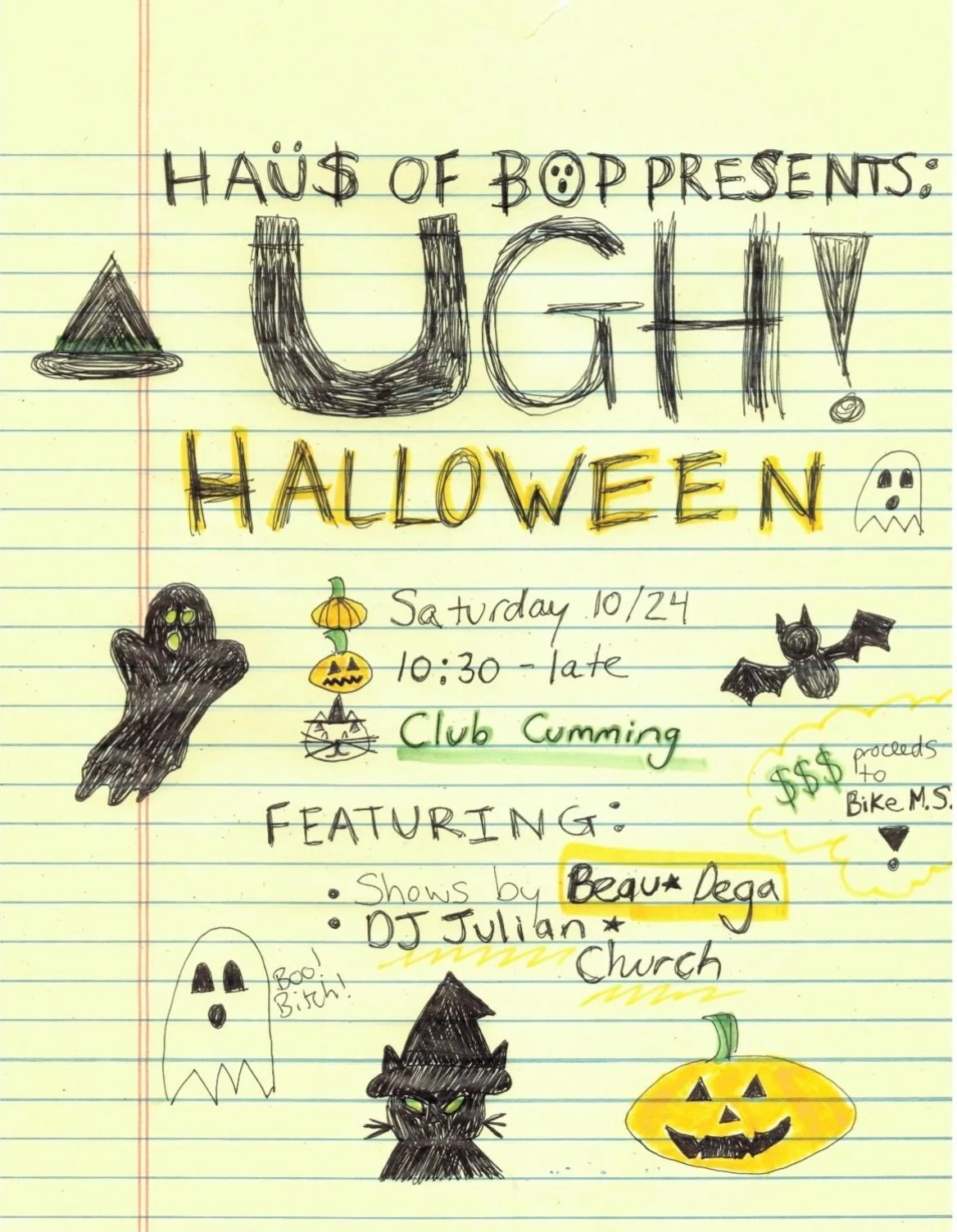 Haus of Bop Presents… UGH! Halloween 