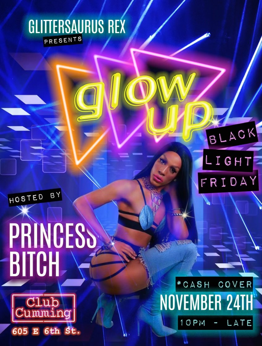 GLOW UP (Black Light Party) — Club Cumming