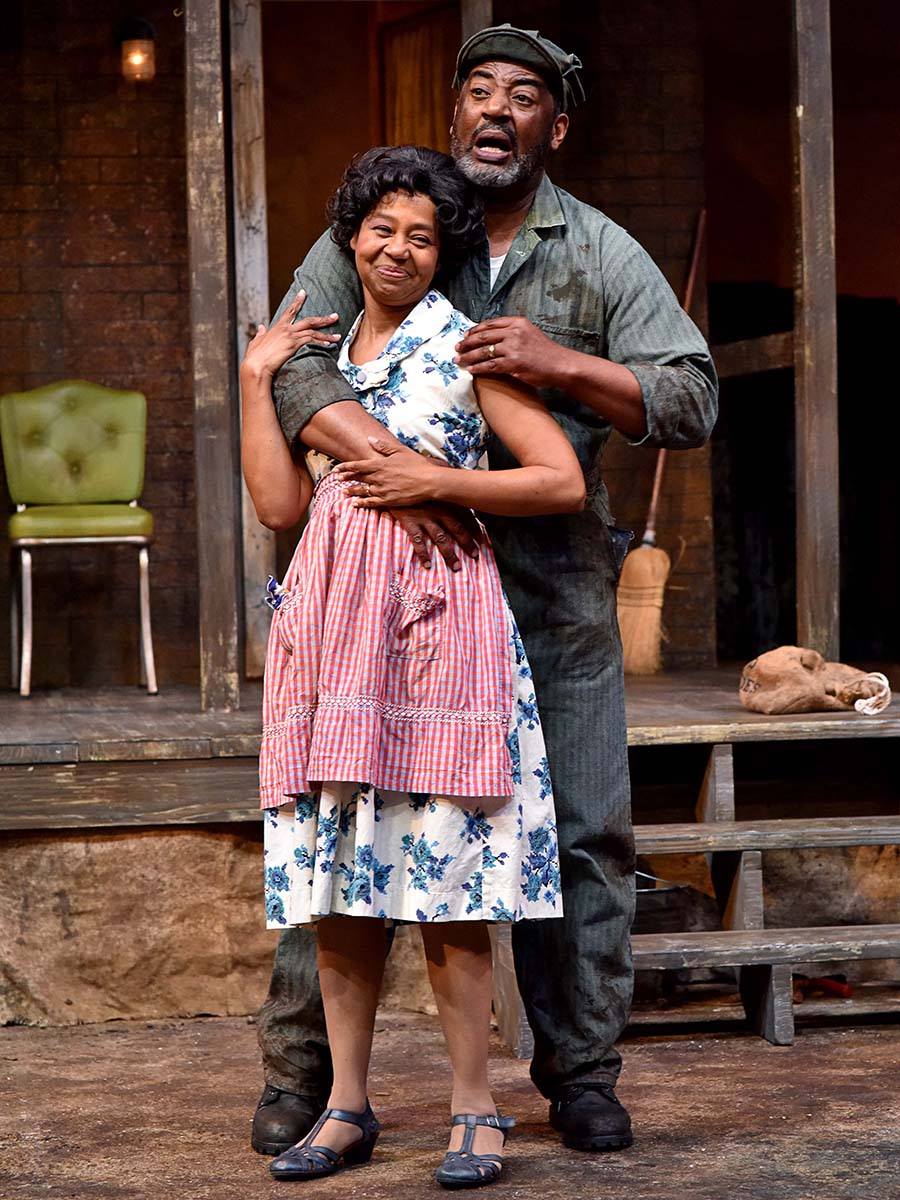 Playing Rose with Derrick Weeden in "Fences"