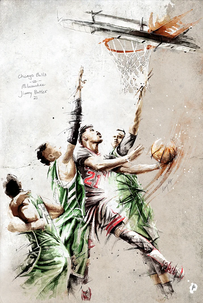 Jimmy Butler By Jeremy Kyle / Artist