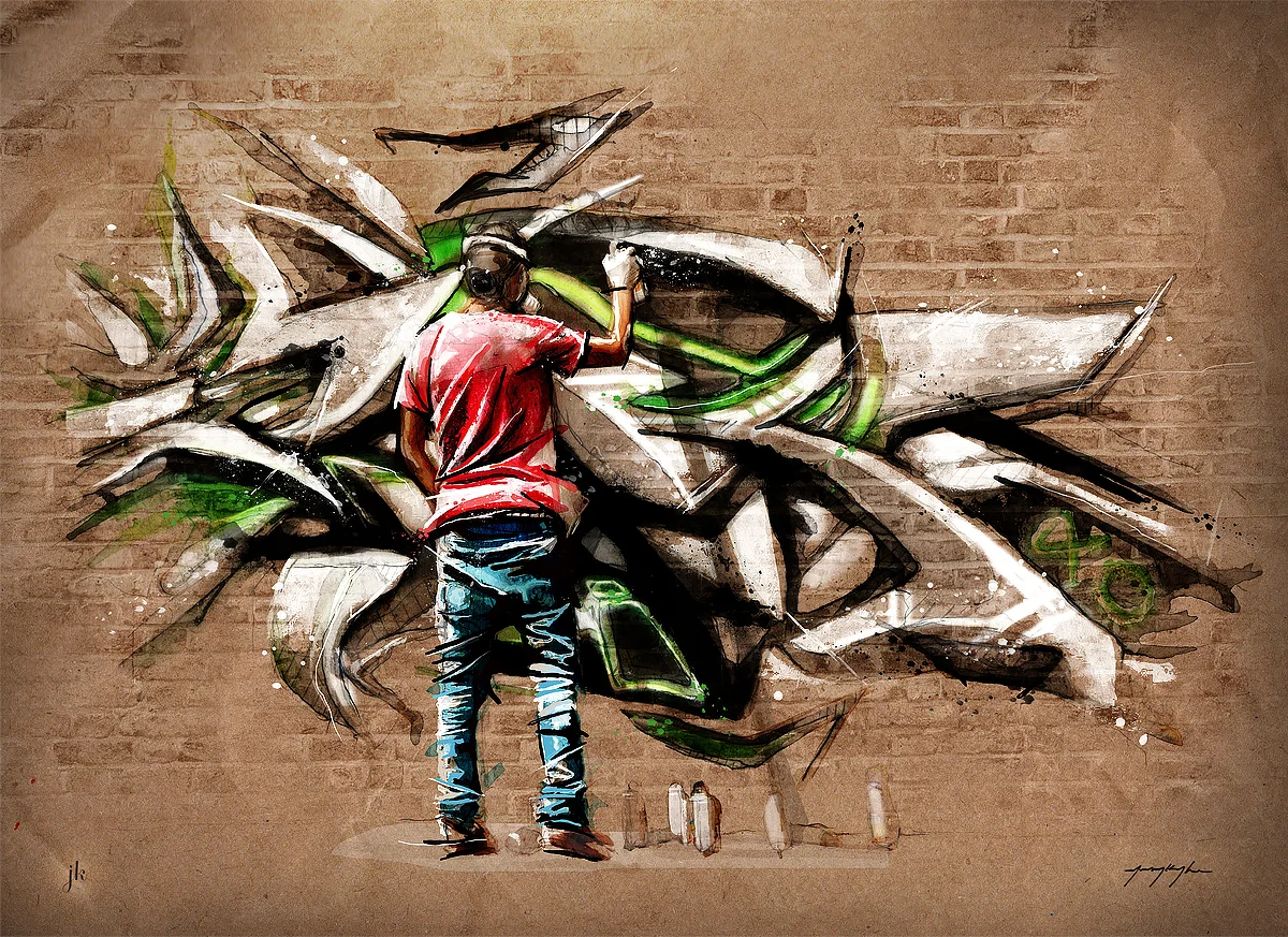 The Graffiti Artist. By Jeremy Kyle Artist