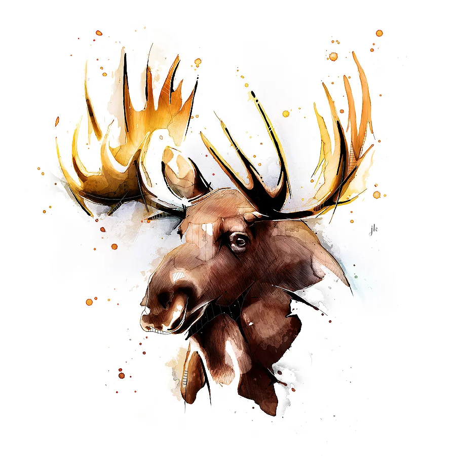 Moose. By Jeremy Kyle / Artist — Buy Limited Edition Print