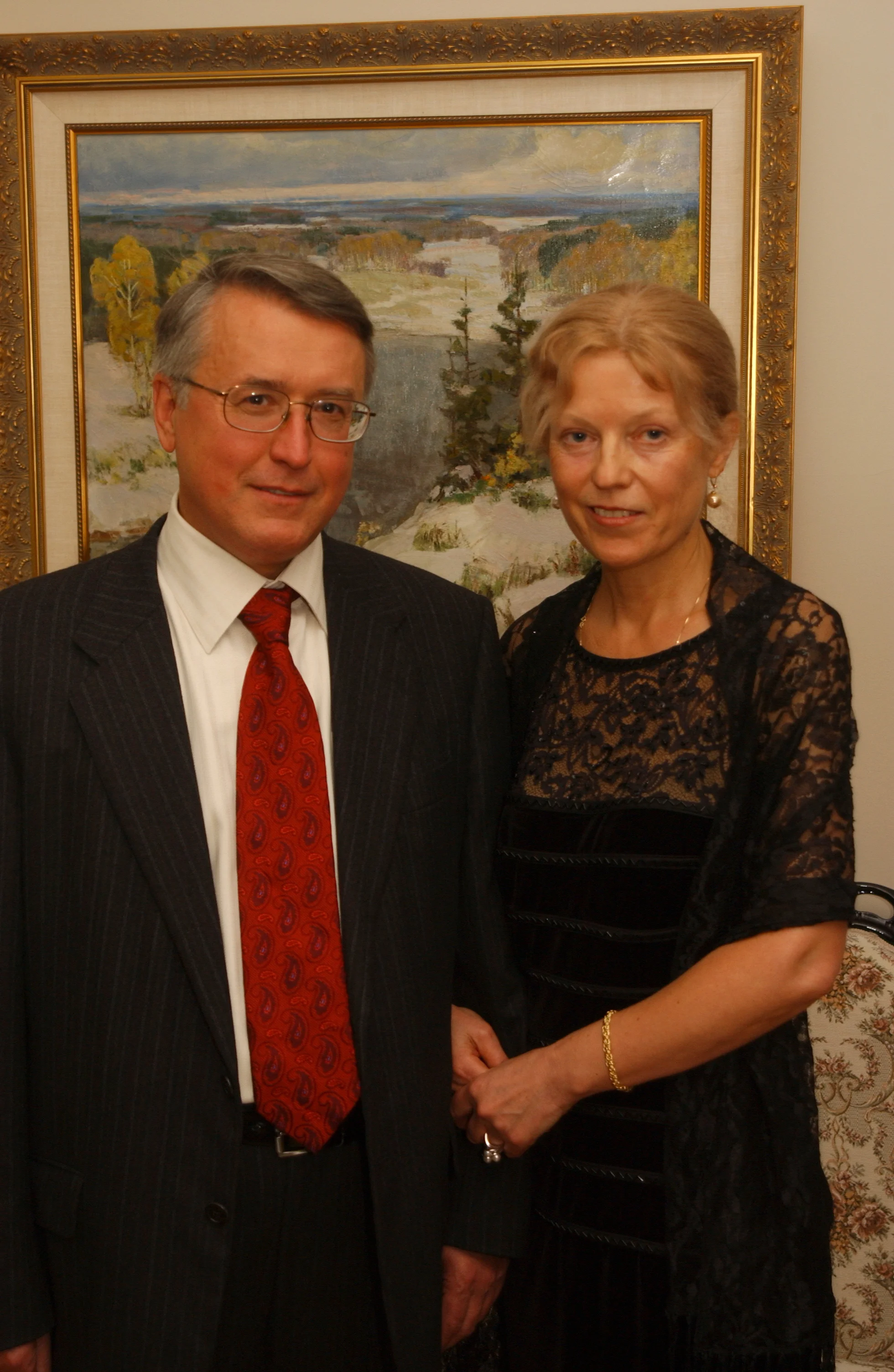 Consul General Vladimir Vinokurov with his Wife Lyubov
