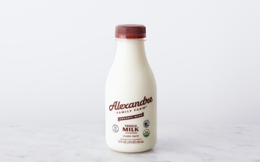 Alexandre Family Farm Organic A2 Vanilla Whole Milk $2.49