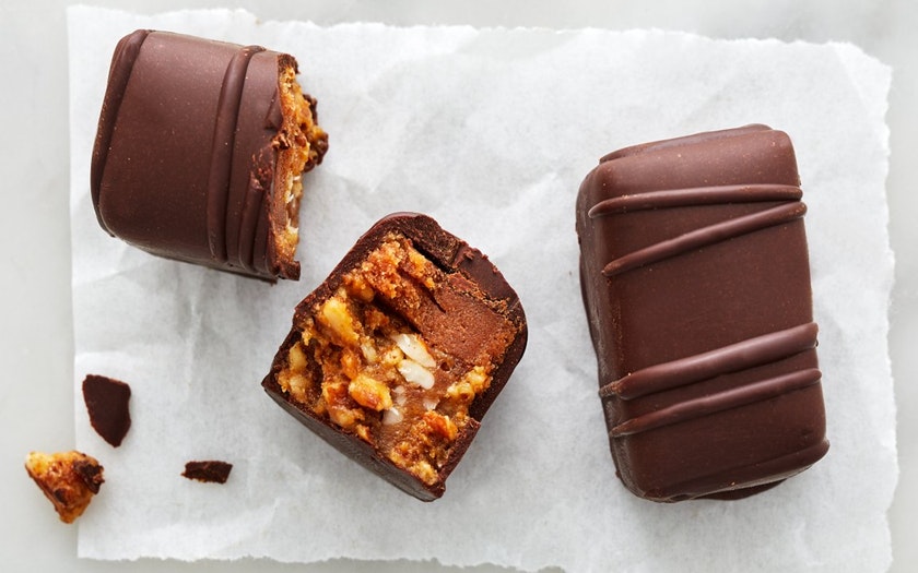 Coracao Confections Organic Caramel & Nougat 'Berkeley' Bars (Vegan) $5.79