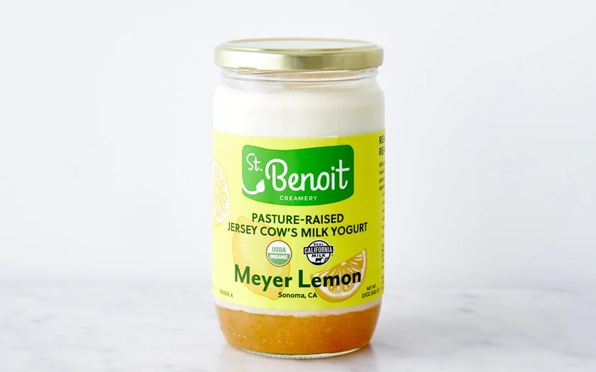 St. Benoit Creamery Organic French-Style Meyer Lemon Yogurt $6.99