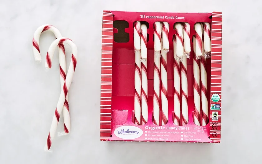 Wholesome Sweeteners Organic Peppermint Candy Canes $3.99