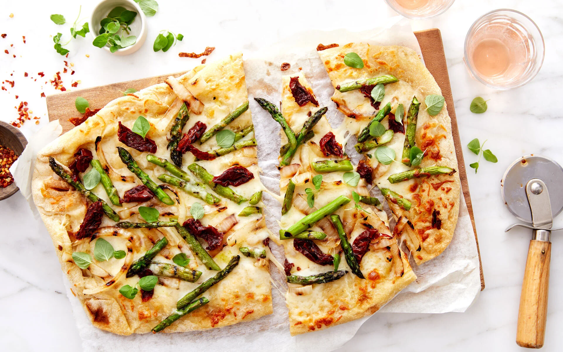 Full Belly Farm's Grilled Asparagus Pizza Is a Slice of Spring