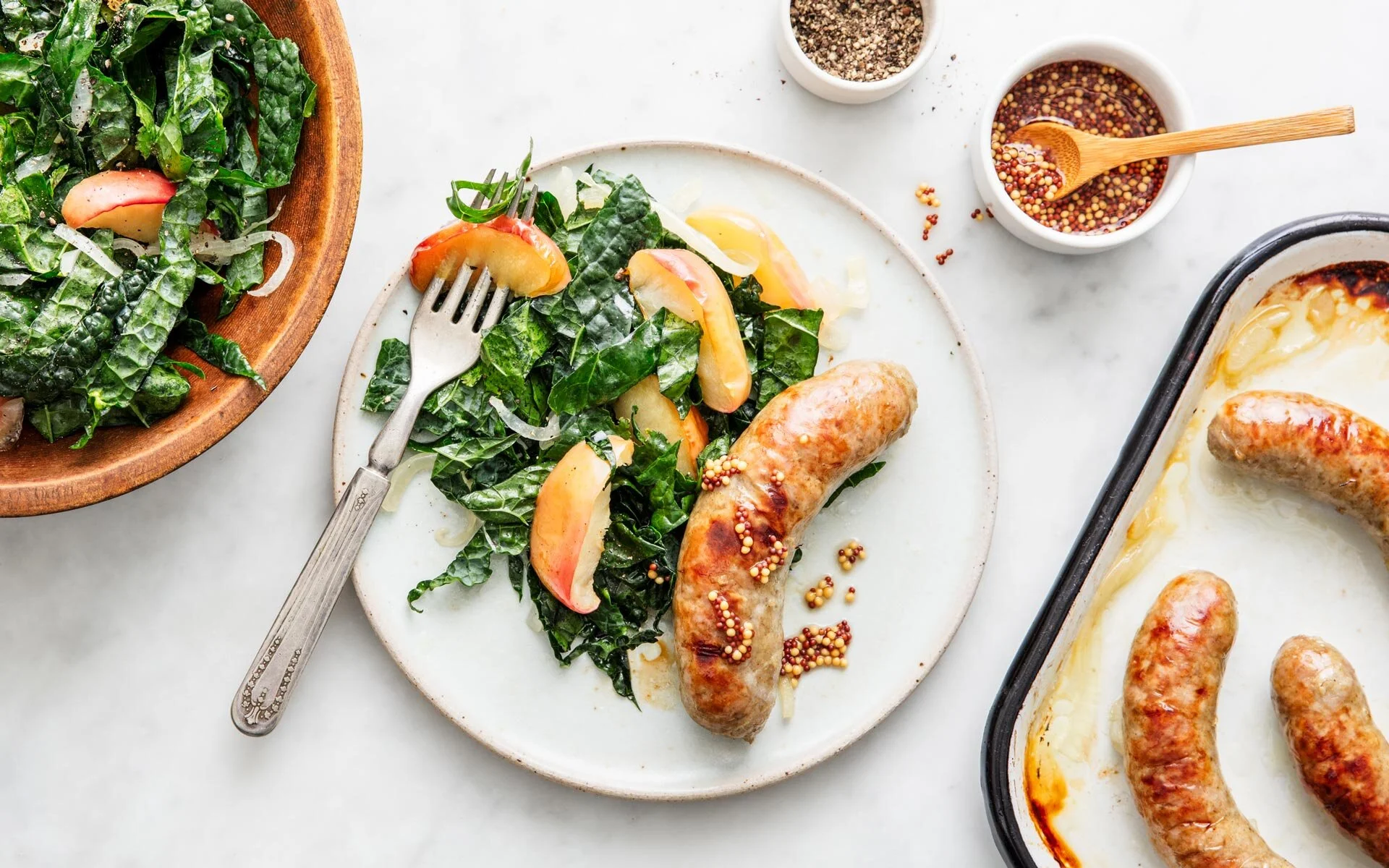 Sheet-Pan Sausages to the Rescue — with a Fall Spin