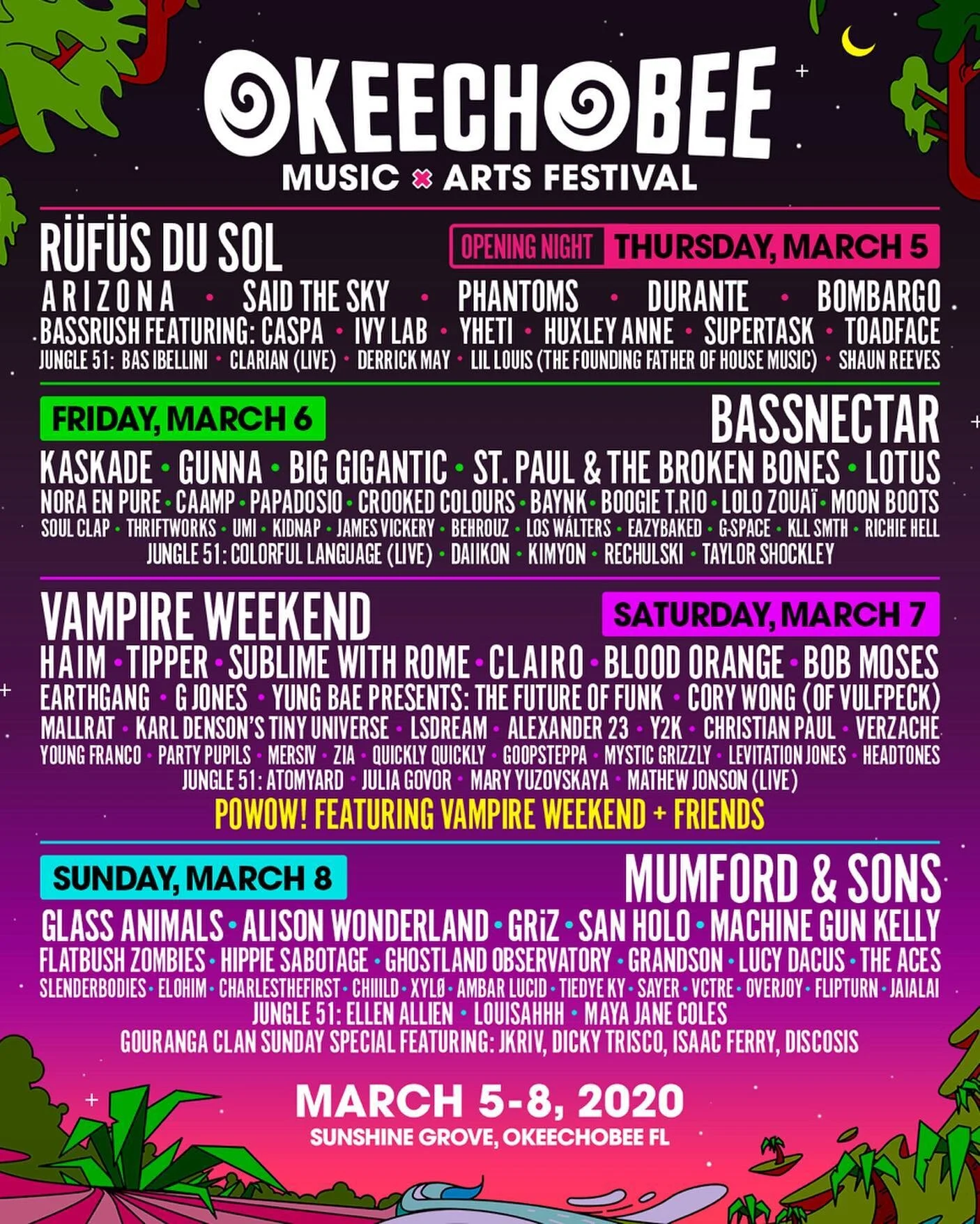 Pull up on us | @okeechobeefest playing Sundae 💘💘💘💘💘
