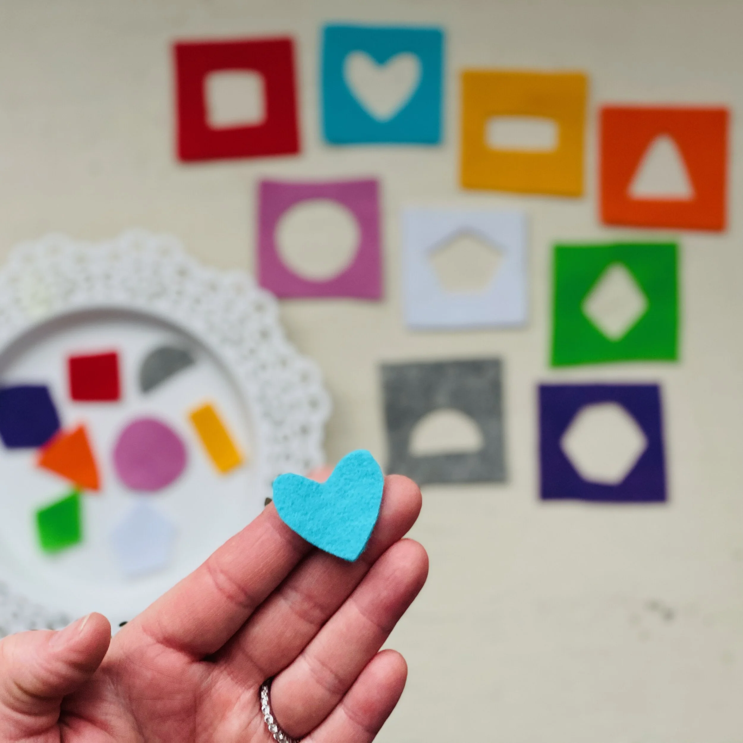 Colors + Shapes + Felt