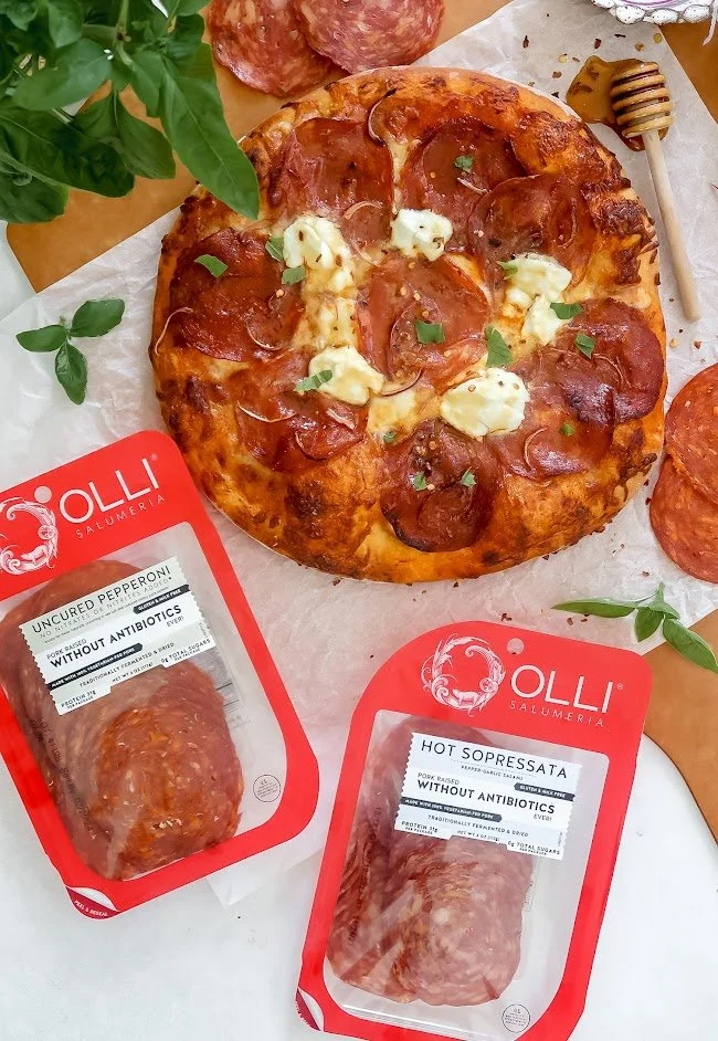 Homemade Spicy Sopressata Pizza