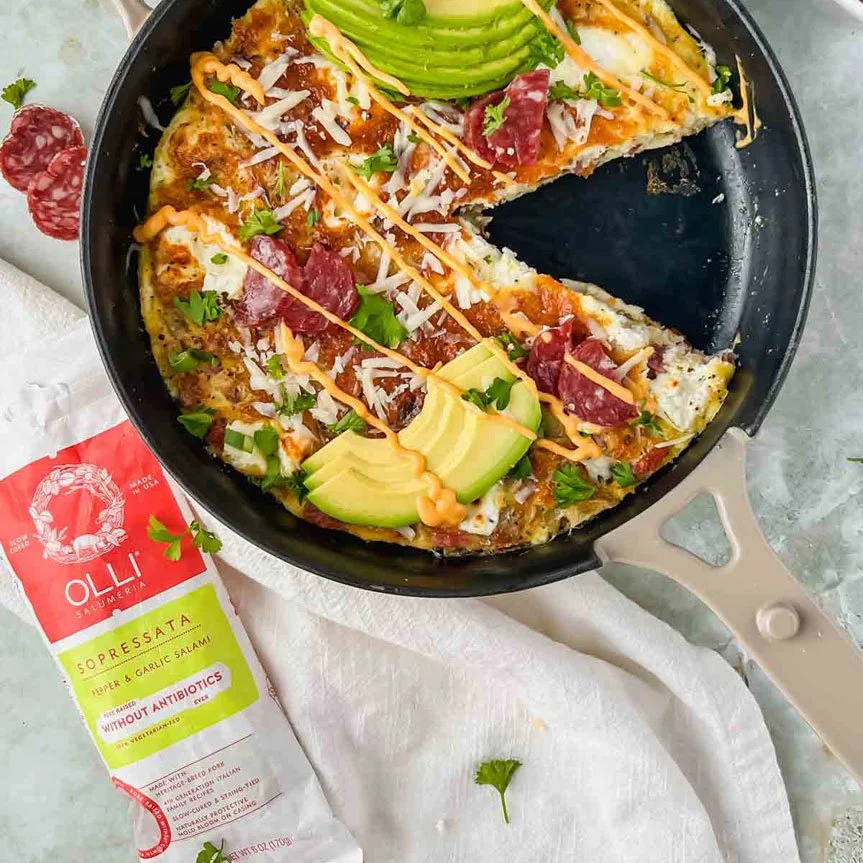Salami and Egg Frittata