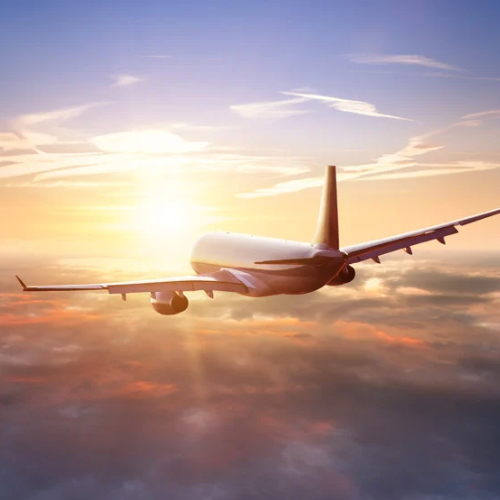 Plane in the sky