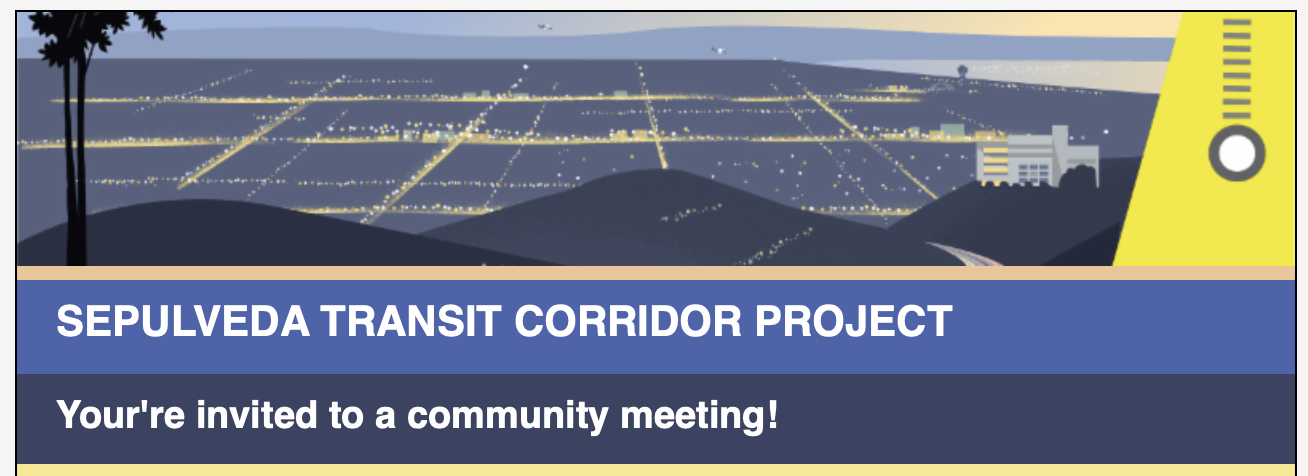 SEPULVEDA TRANSIT CORRIDOR PROJECT