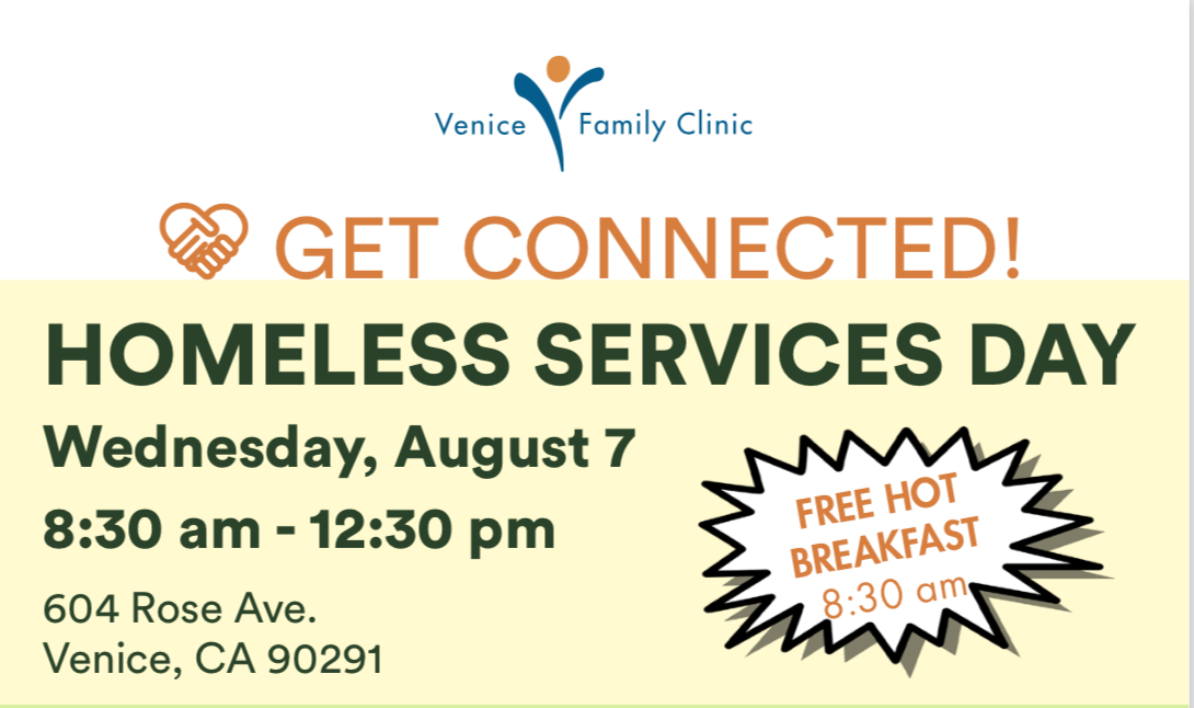 SAVE THE DATE -Wednesday Aug. 7th 2019 - Homeless Services Day