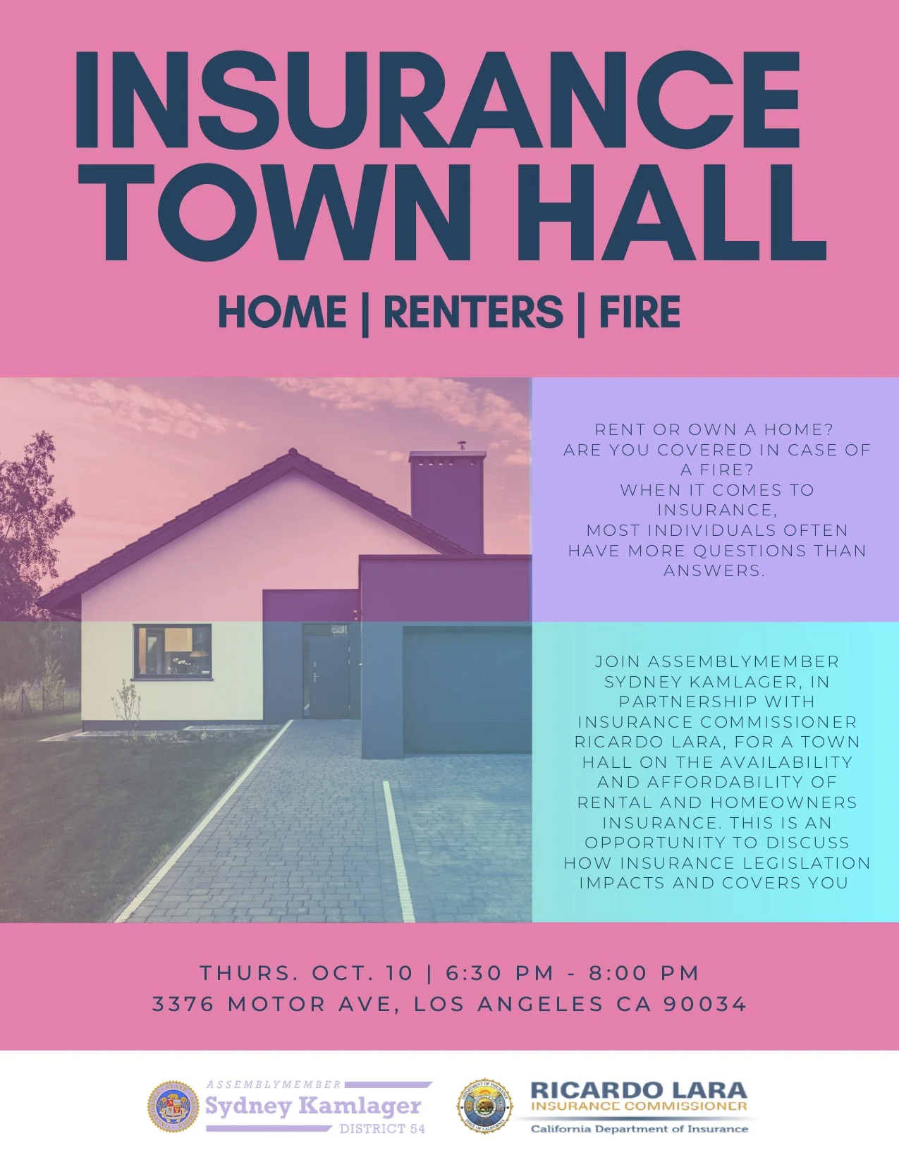 Insurance Town Hall (Home | Renters | Fire)