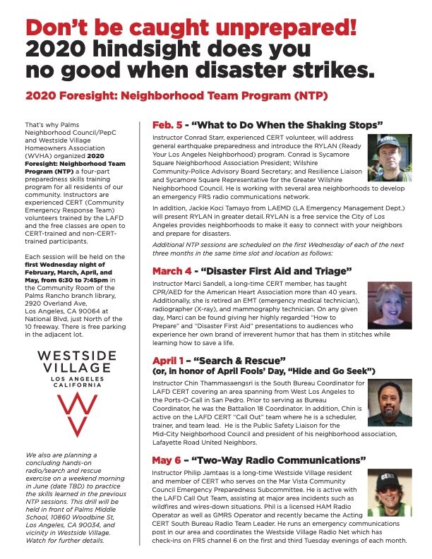 Don’t be caught unprepared!  2020 hindsight does you no good when disaster strikes.