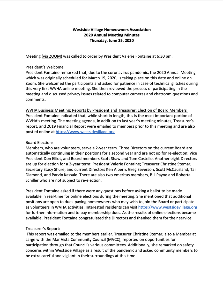      

 
   2020 Annual WHVA Meeting  Published meeting minutes and financial report. Click Image below to view in detail 
 






















      

 
     Meeting Minutes   
 






















    








































