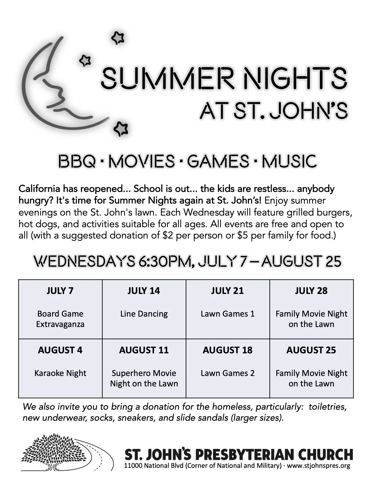 Summer Nights at St. John's