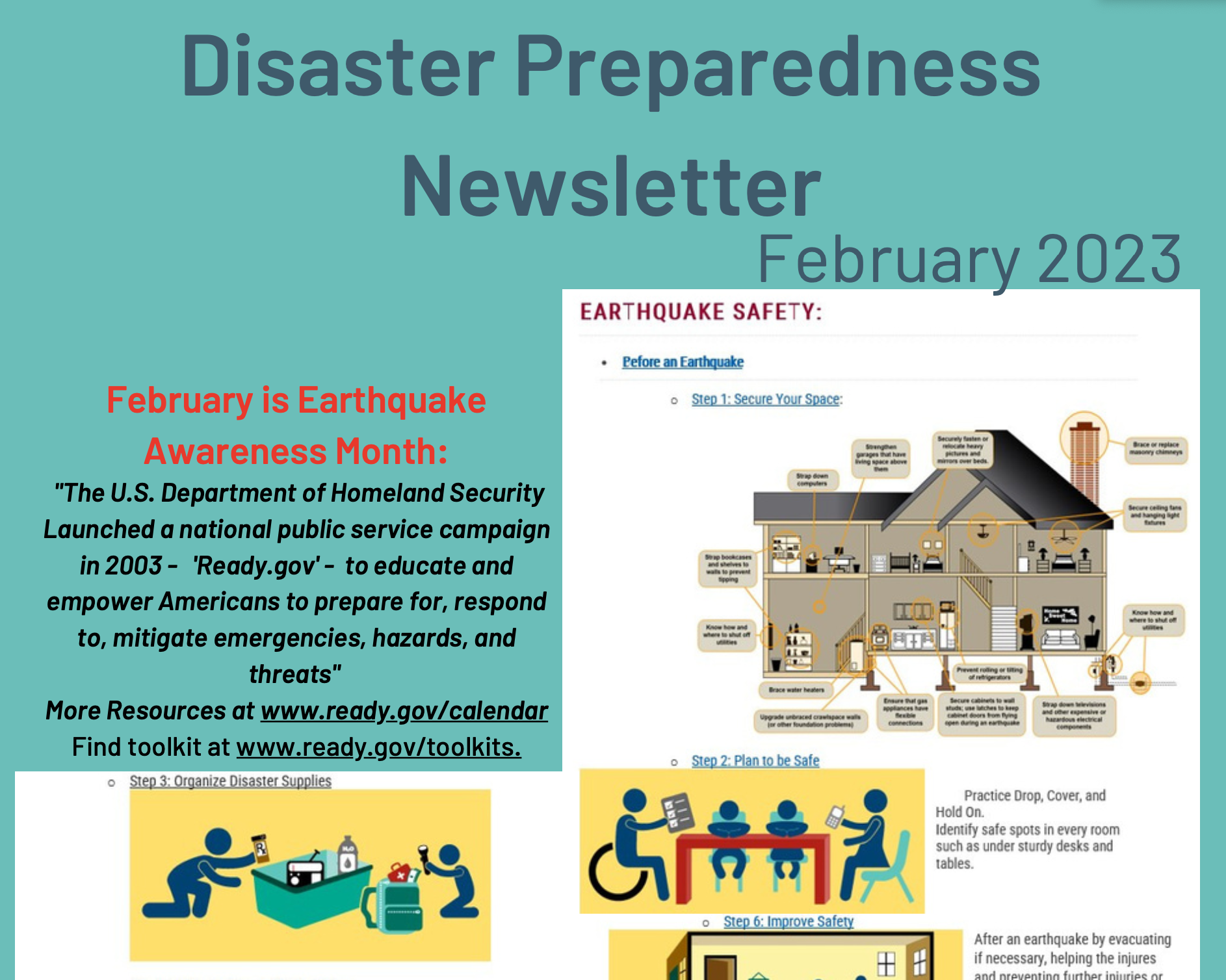 February is Earthquake Awareness Month