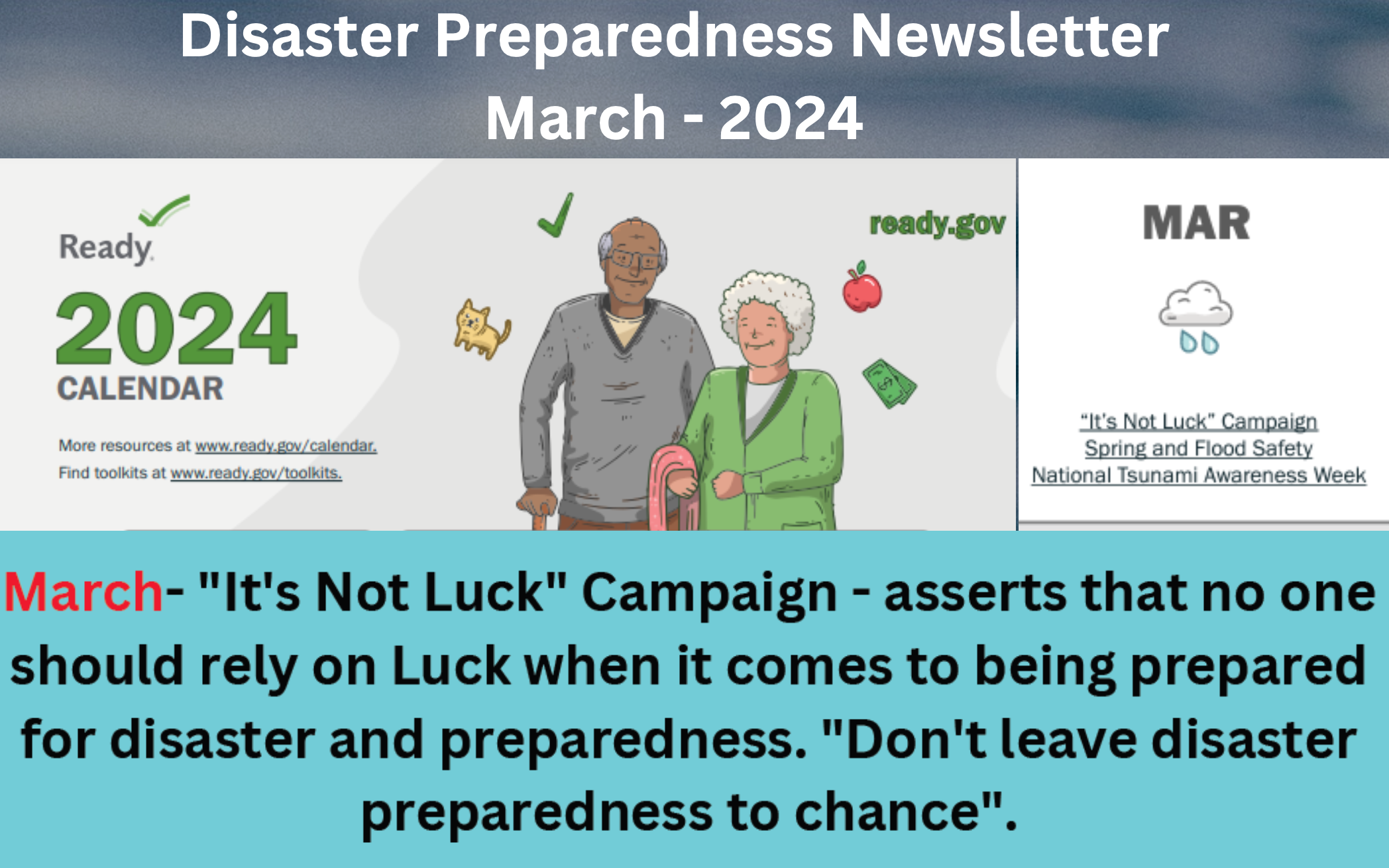 Disaster Preparedness | March 2024
