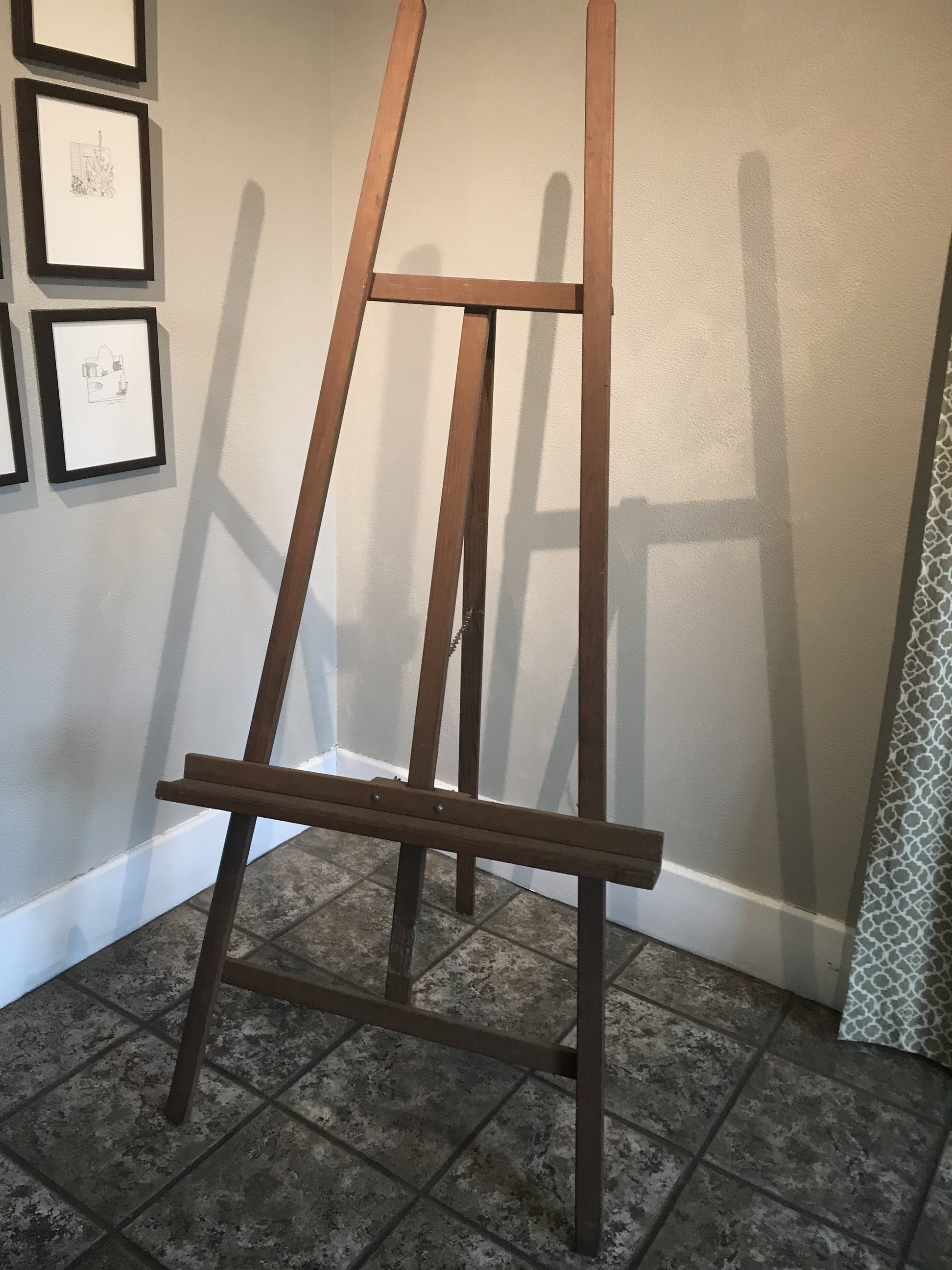 Vintage Standing Easel