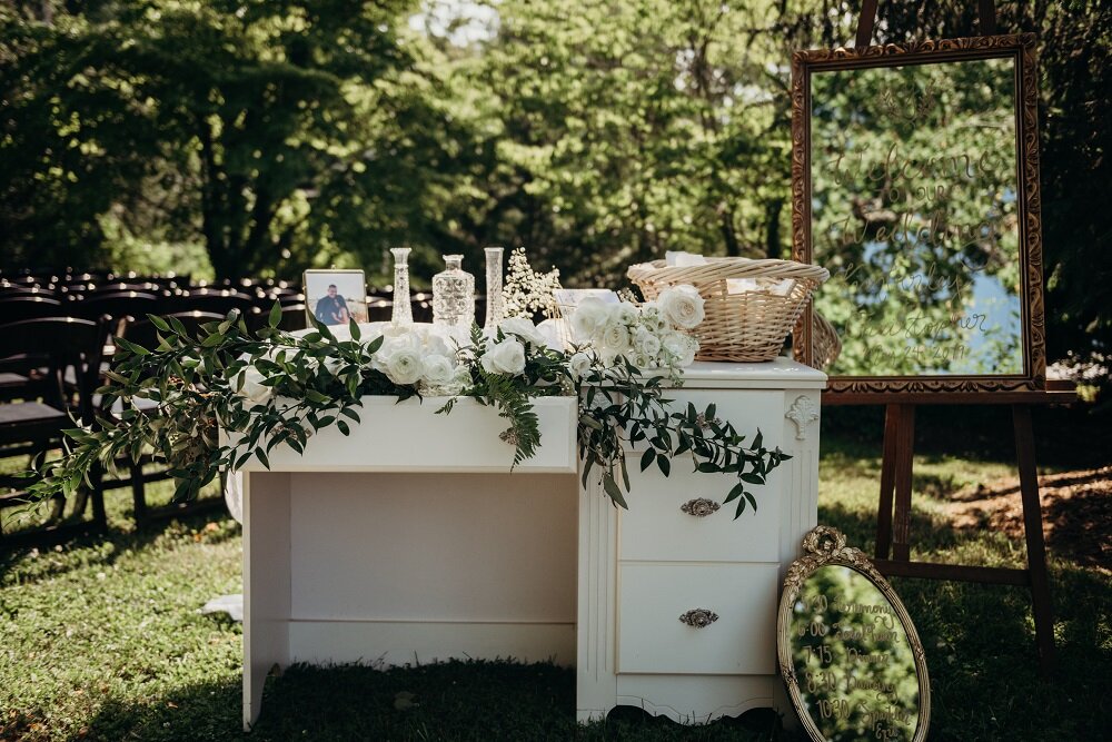Summer_Wedding_Homewood_Asheville_Outdoor_Garden_Ceremony_Welcome_Table.jpg