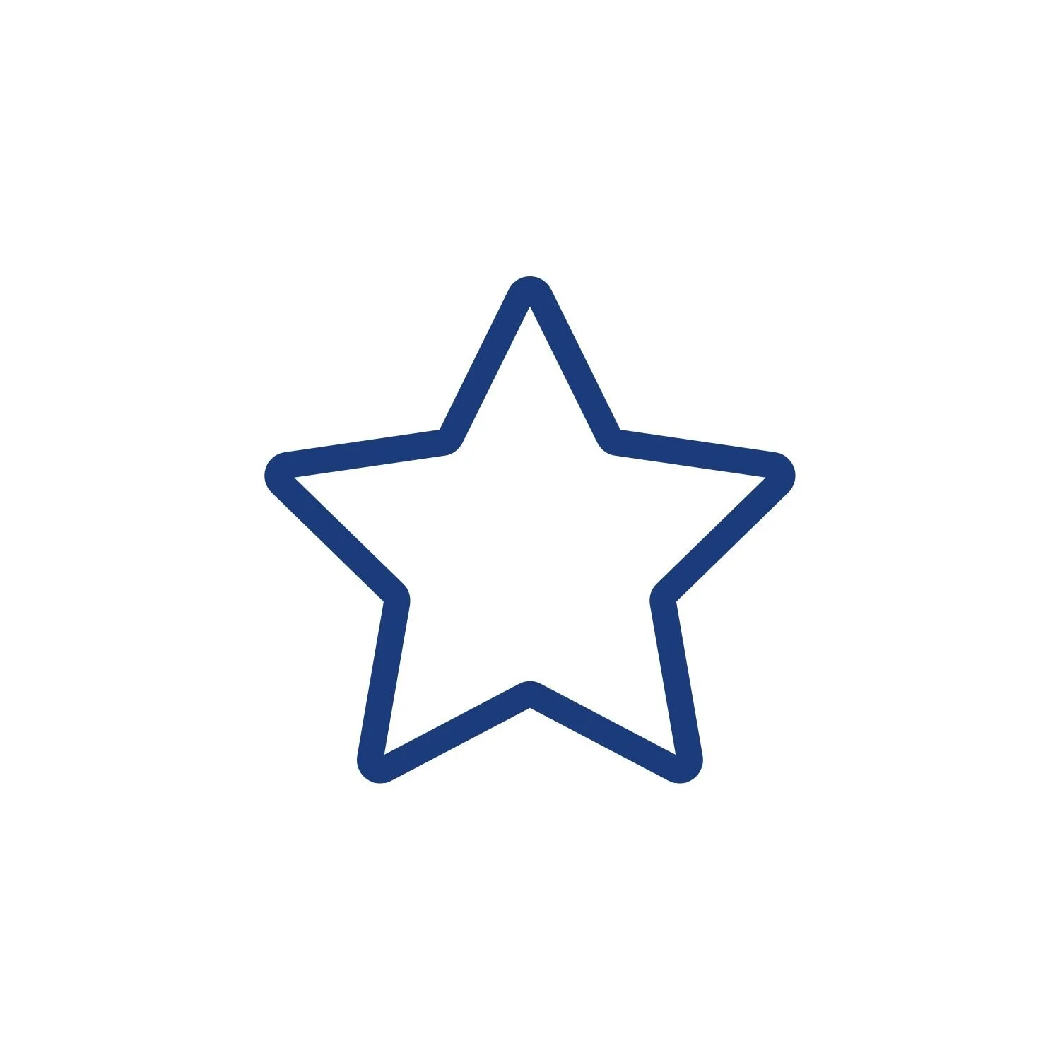 Blue star icon