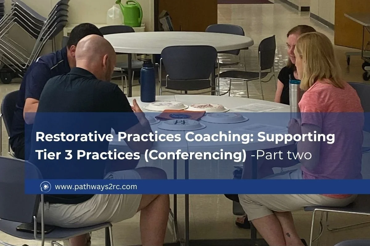 Restorative Practices Coaching: Supporting Tier 3 Practices (Conferencing)