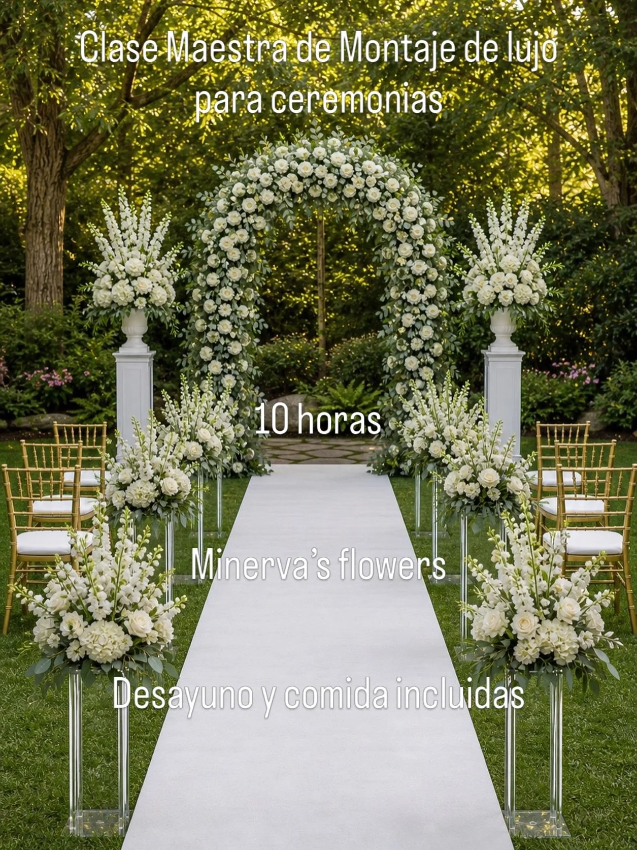 Clase Maestra de Montaje de Lujo para Ceremonias 909 6369918