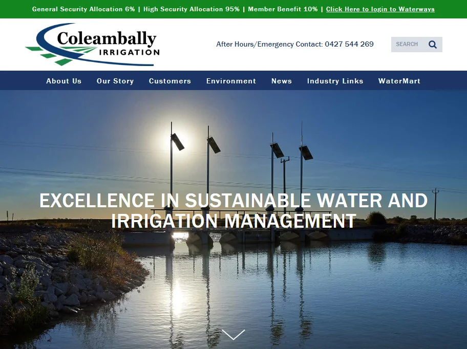 Website, WaterMart and Waterways Updates